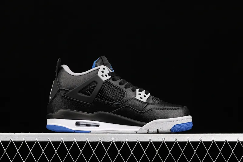 All categories Air Jordan Jordan series basketball shoes Air Jordan 4 G version Air Jordan 4 Retro AJ4 Joe 4 black and blue 308497-006